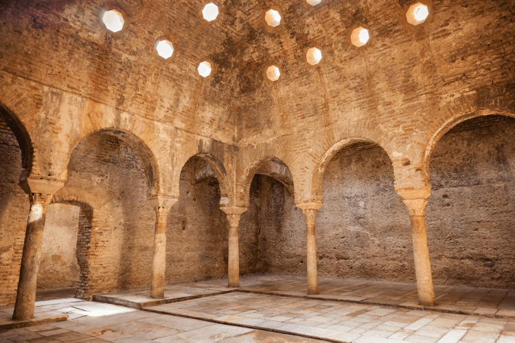 Arabic bathhouse El Banuelo Granada